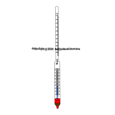 Schindler - Fuel Measuring Equipment - Hydrometer with Thermometer